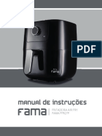 Manual de Instruções: Fritadeira Air Fry Fama Ffr27P