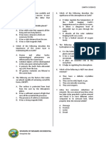 Earth Science - Grade 1112 - Test Questions