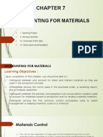 Chapter 7 Accounting For Materials