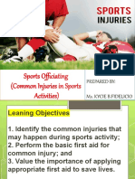 Sports Injuries