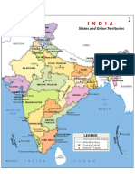 India Map With States Capital 134