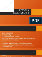 Personal Relationships Module 9