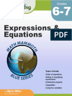 Expressions and Equations