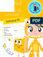 1° Librito Español Semana 16 - C - Q - K