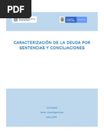 Caracterización de La Deuda Por Sentencias y Conciliaciones