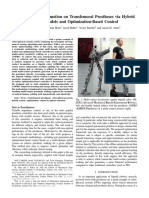 Multi-Contact Locomotion On Transfemoral Prostheses Via Hybrid System Models and Optimization-Based Control