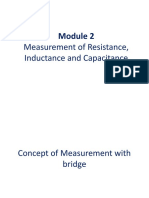 Measurement of Resistance, Inductance and Capacitance