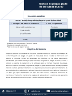 Certificación Manejo Integrado de Plagas Grado Inocuidad