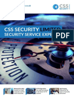 CSS Security Company Brochure Spread 1