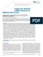 Metasurface-Based Single-Layer Wideband Circularly Polarized MIMO Antenna For 5G Millimeter-Wave Systems