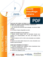 QUIZZ Chauffage Solaire