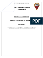 Act 7 Pobreza, Legalidad y Ética Ambiental en México