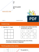 0580 Straightlinegraphs Lesson1c Bingo v1