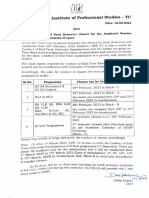 Commencement of Even Semester Classes For The Academic Session 2022-2023 and Allocation of Space