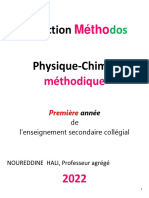 Physique-Chimie Méthodique 1année Du Collège 2022