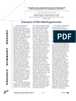 Evaluation of Fillet Weld Requirements: What We Did..