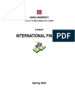 International Finance Spring 2023 Syllabus