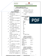 Cuestionario 1º Sistemas de Unidades