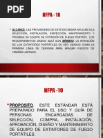 NFPA-10 Calculo Numero y Distribución de Extintores Semi 2022