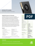 Nvidia RTX A4000 Datasheet