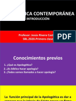 Apologética-Contemporánea - Introducción SBL 2020 Primera-Clase