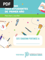 Cuaderno para Estudiantes Primaria Continuemos Estudiando 3