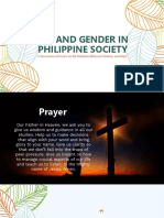 Sex and Gender in The Philippine Society