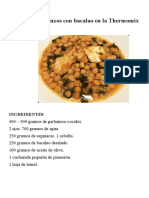 Potaje de Garbanzos Con Bacalao en La Thermomix