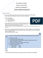 YEAR 12 Accounting Worksheets