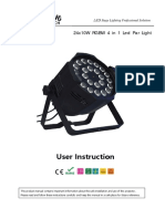 USER MANUAL - 4 IN 1 LED PAR LIGHTg