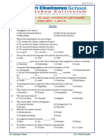 8 Class GTSO Work Sheet - 1 (BASIC CONCEPTS OF CARTOGRAPHY)