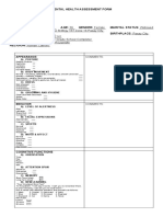 Mental Health Assessment