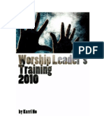 Worship Leaders Training - Session 1 - Leaders Workbook