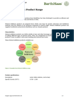 Natural Additions Product Range Technical Data Sheet