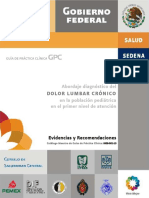 GPC GPC GPC GPC: Dolor Lumbar Crónico