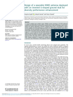 Design of A Wearable MIMO Antenna Deployed With An Inverted U-Shaped Ground Stub For Diversity Performance Enhancement