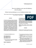 Psicoterapia Basada en La Evidencia en Un Caso de Distimia y Crisis de Panico