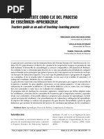 La Guía Docente Como Eje Del Proceso de Enseñanza-Aprendizaje