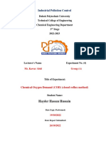 Chemical Oxygen Demand (COD) (Closed Reflux Method)