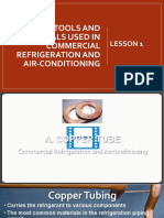 Lesson 1 Tools and Materials Commercial Refrigeration and Airconditioning