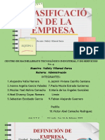 Clasificación de Empresa