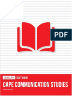 Quelpr CAPE Communication Studies Essay Guide