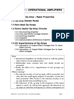 Week 1 2021 Lecture Note - Opamplifier