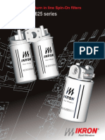 HF 620 / HF 625 Series: Suction and Return in Line Spin-On Filters