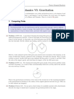 Gravitation Olympiad Level