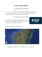 Analyse Topographique