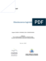 Obsolescence Logicielle - Rapport Cgedd