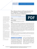 Phase I Pharmacokinetic and Pharmacodynamic Study