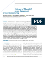 A Secure Industrial Internet of Things IIoT Framework For Resource Management in Smart Manufacturing