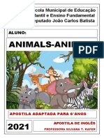 ANIMAIS ADAPTADOS de Inglês